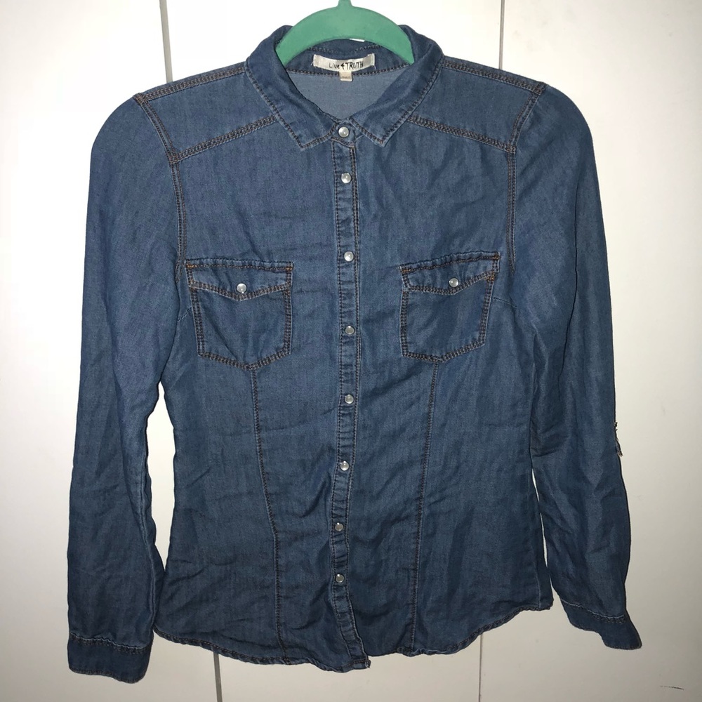 Dark Blue Button Down
